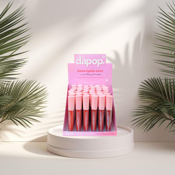 Batom Líquido Matte Vermelho Poderoso - DAPOP