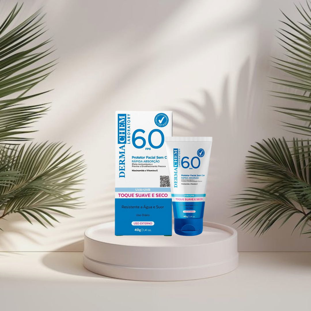 Protetor Solar facial – Dermachem FPS60
